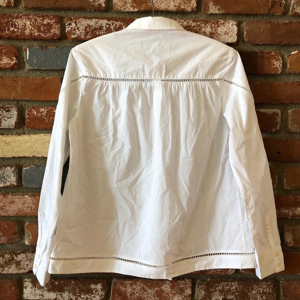 Thakoon Eyelet Button Down Blouse - image 2